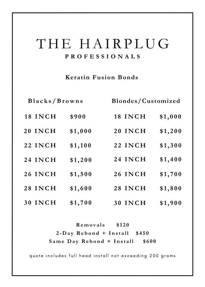 Signature Hair & Install